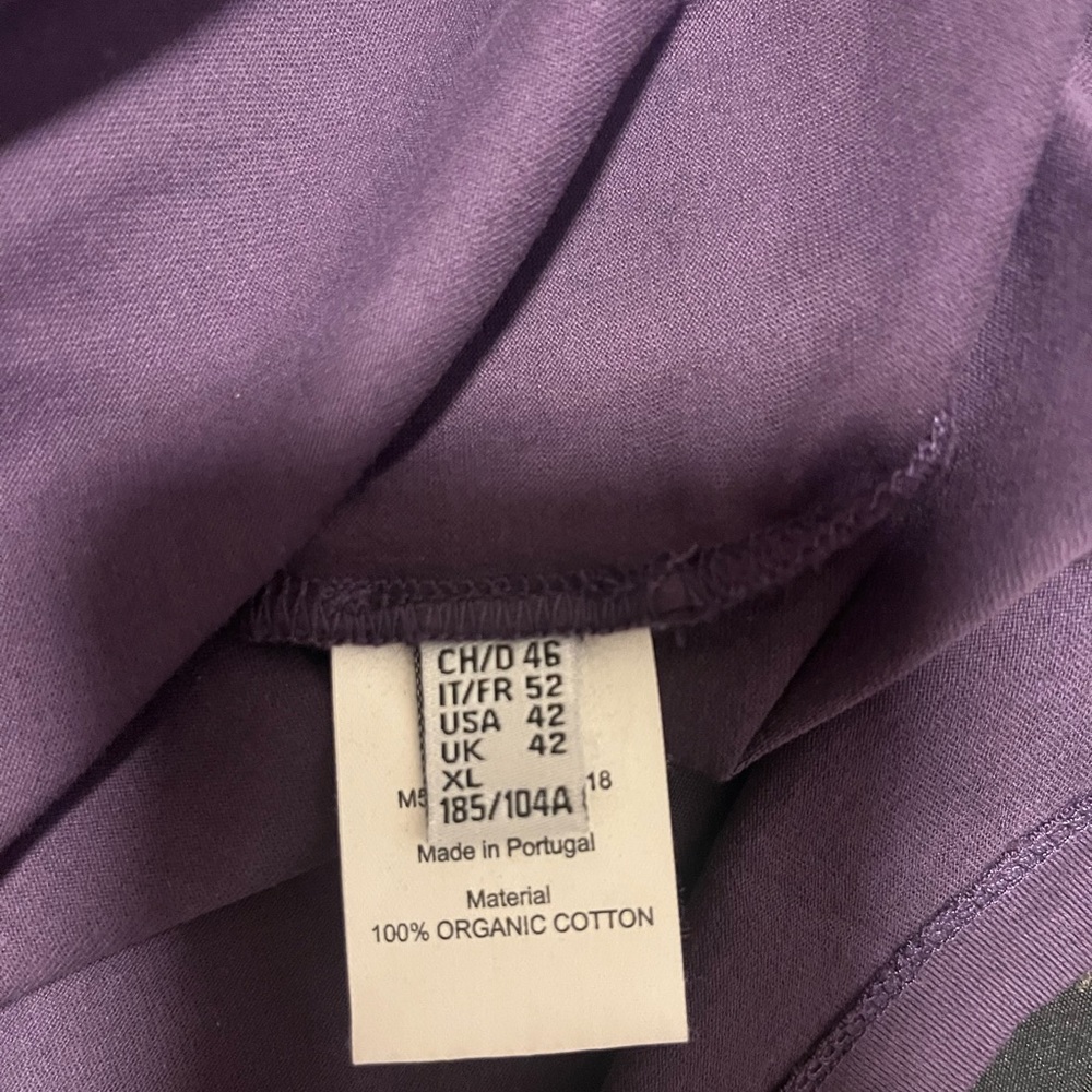 BALLY  Emblem P Graphic T-Shirt Orchid Purple  Sz: XL ) Orig: $240 - Picture 8 of 10
